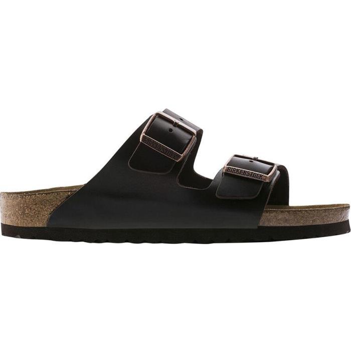Birkenstock Arizona Soft Footbed Leather Sandal Men 00216 Brown Amalfi