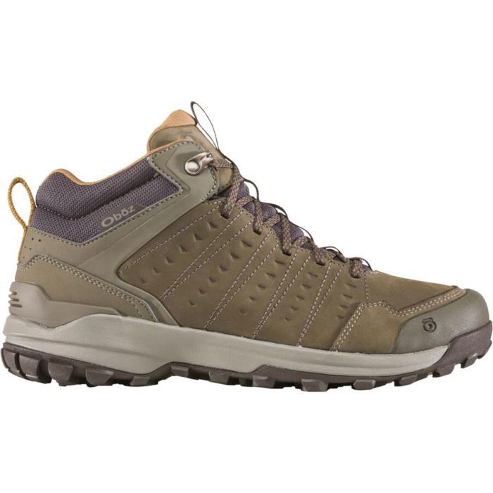 Oboz Sypes Mid Leather Waterproof Hiking Boot Men 00351 Cedar Brown
