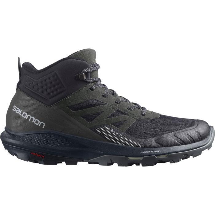 Salomon Outpulse Mid GTX Hiking Boot Men 00970 BL/EBONY/VANILLA Ice