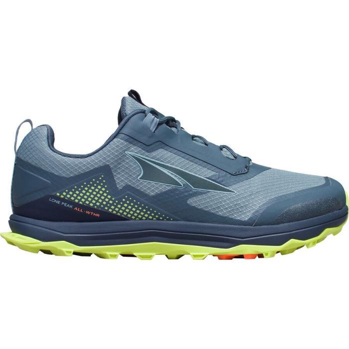 Altra Lone Peak All Weather Low Trail Running Shoe Men 00437 GR/LIME