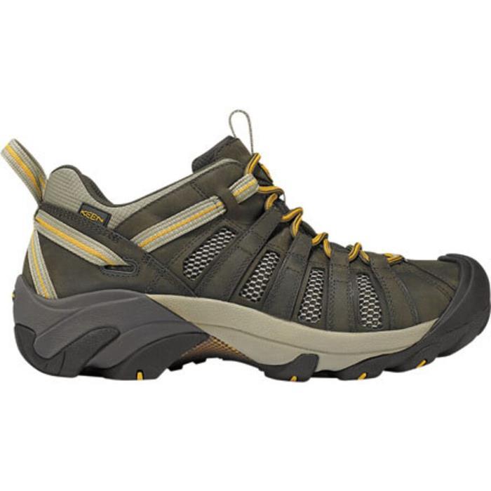 KEEN Voyageur Hiking Shoe Men 00401 BL Olive/Inca Gold