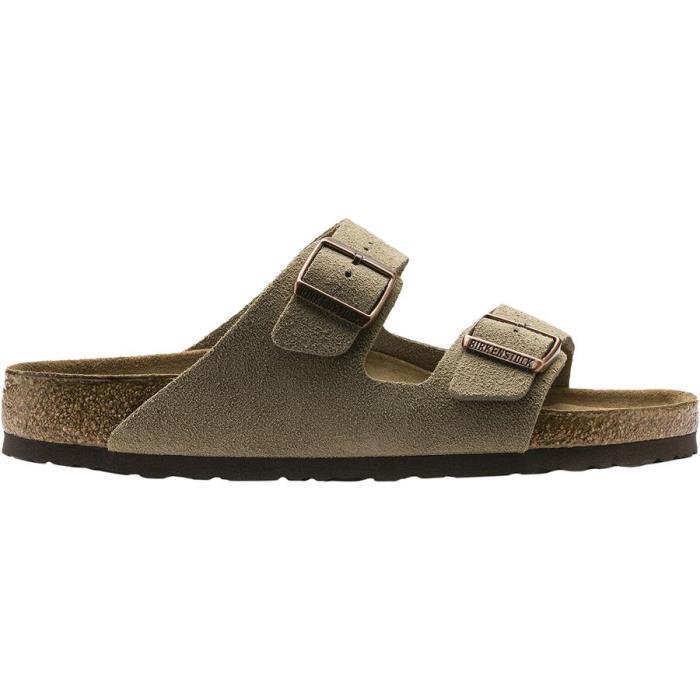 Birkenstock Arizona Soft Footbed Suede Sandal Men 00220 Taupe