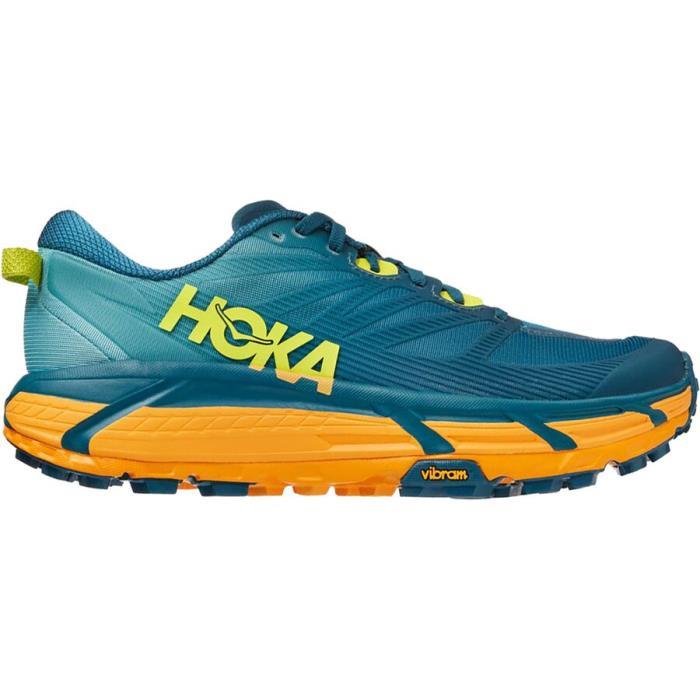 HOKA Mafate Speed 3 Trail Running Shoe Men 00499 Coastal Shade/Radiant YEL