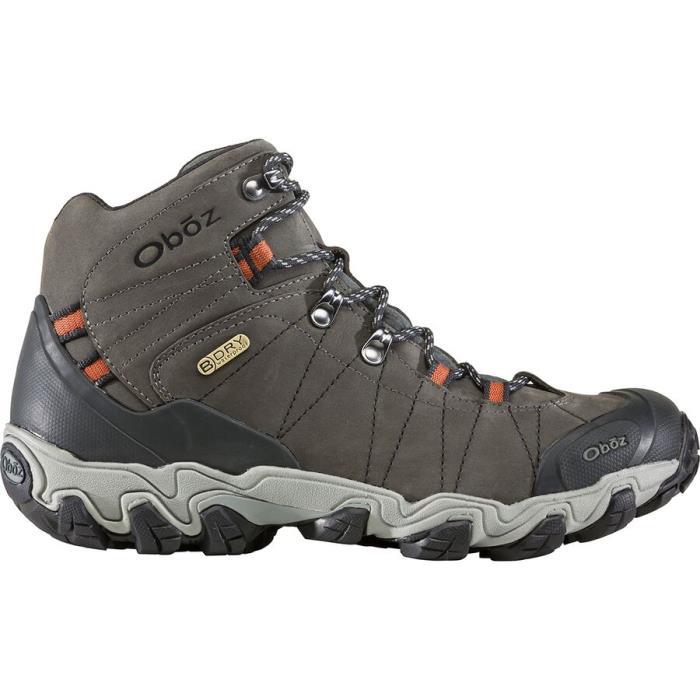 Oboz Bridger Mid B Dry Hiking Boot Men 00999 Raven