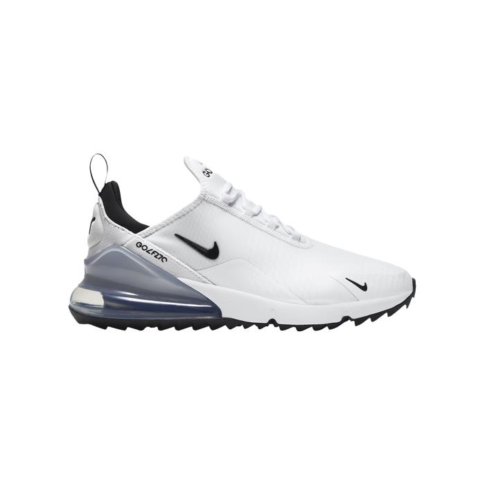 Nike Air Max 270 Golf Shoes 00527 WH/BL/PURE Platinum