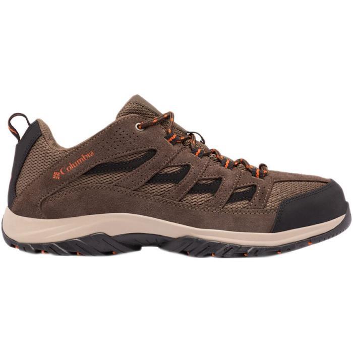Columbia Crestwood Hiking Shoe Men 00608 Camo Brown/Heatwave