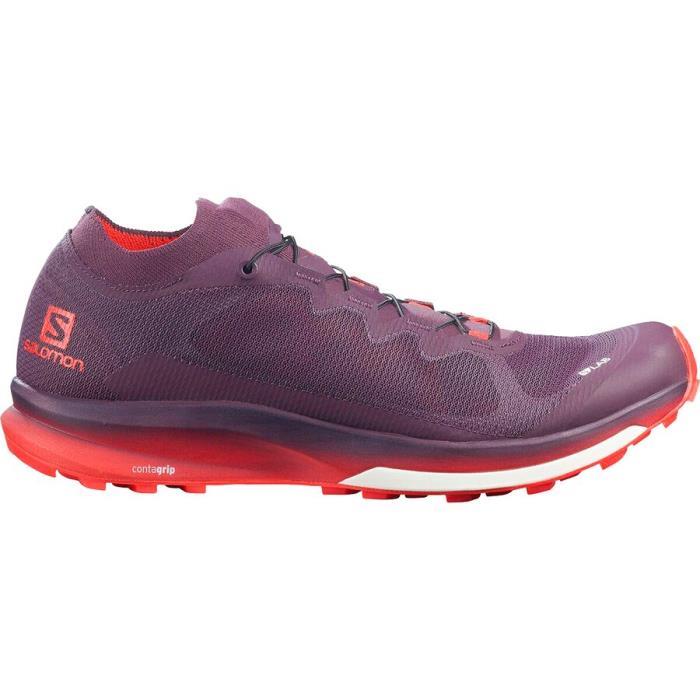Salomon S/Lab Ultra 3 Trail Running Shoe Men 00507 Maverick/Racing Red S05/Maverick
