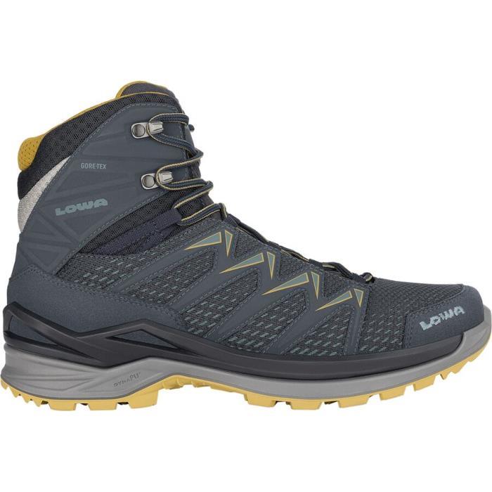 Lowa Innox Pro GTX Mid Hiking Boot Men 00935 Steel Blue/Mustard