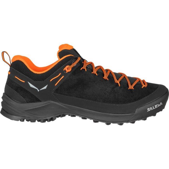 Salewa Wildfire Leather Hiking Shoe Men 00632 BL/FLUO Orange