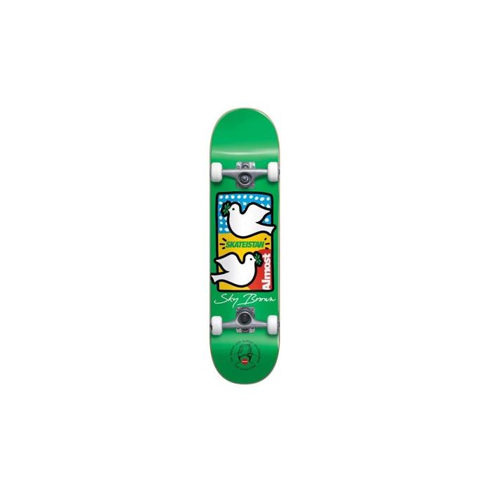 Almost Double Doves Skateistan 7.5 Complete Skateboard 00176