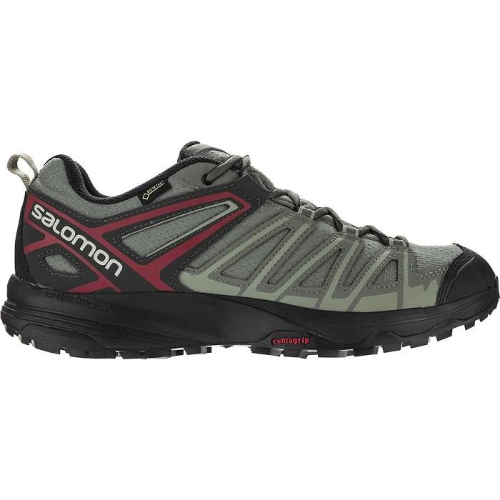 Salomon X Crest GTX Hiking Shoe Men 00583 Castor GR/SHADOW/BOSSA Nova