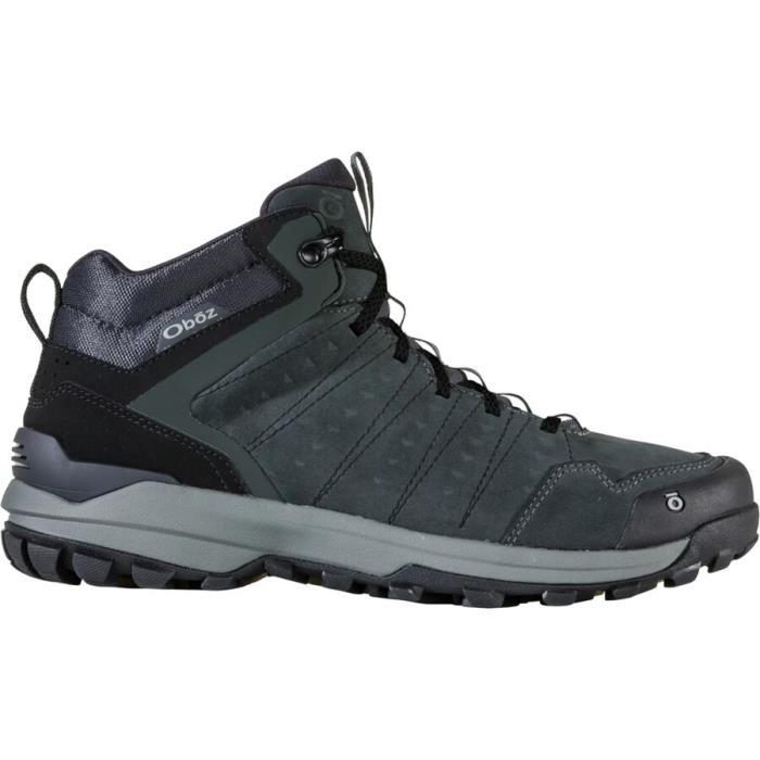 Oboz Sypes Mid Leather Waterproof Hiking Boot Men 00349 Dark Shadow