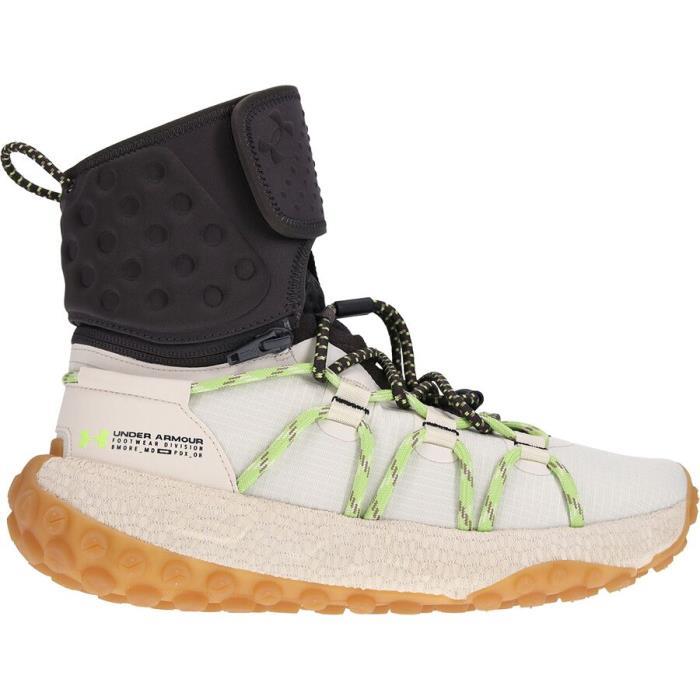 Under Armour HOVR Summit FT Cuff Sneaker Footwear 00470 Stone/Jet GR/QUIRKY Lime