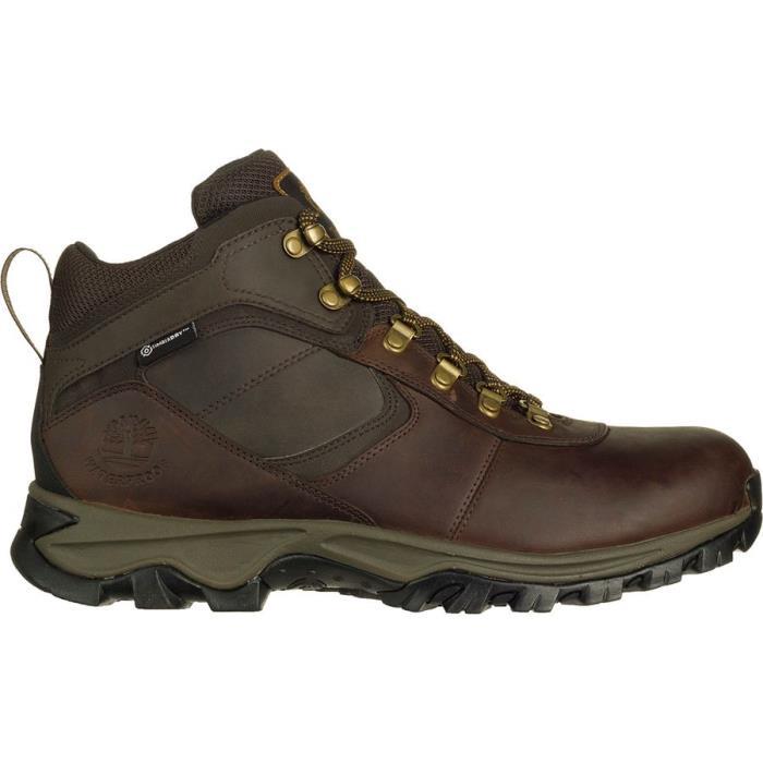 Timberland Mt. Maddsen Mid Waterproof Hiking Boot Men 00790 Dark Brown Full Grain