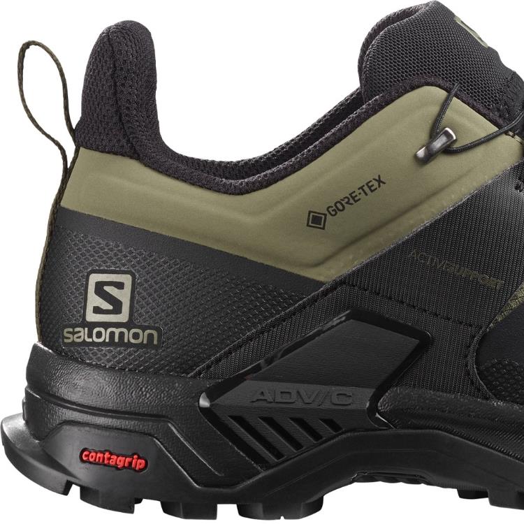 Salomon X Ultra 4 GORE TEX Hiking Shoes Mens 01254 MAGNET/BL/MONUMENT