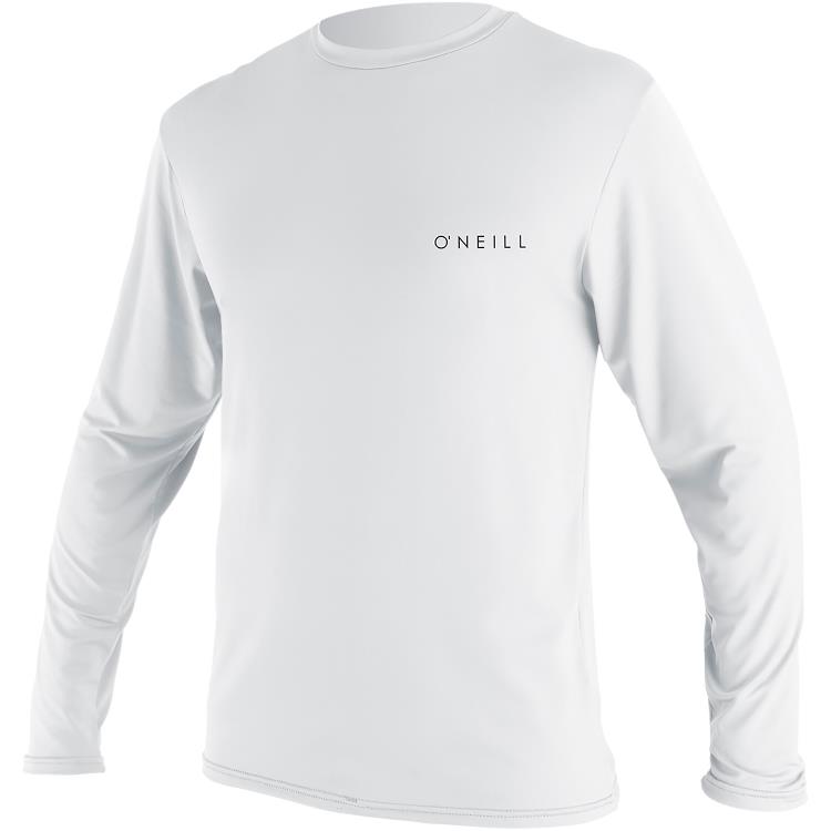 O Neill ONeill Basic Skins Long Sleeve Sun Shirt Mens 00994 GRAPHITE