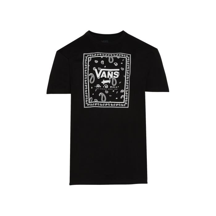 Vans Paisley T Shirt 02295 BL/WH