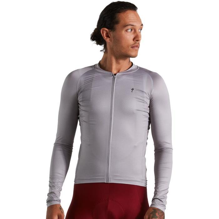 Specialized SL Air Solid Long Sleeve Jersey Men 01793 Silver