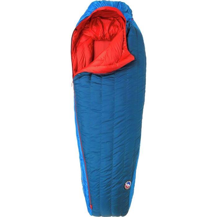 Big Agnes Anvil Horn Sleeping Bag: 30F Down Hike &amp; Camp 04258 Blue/Red