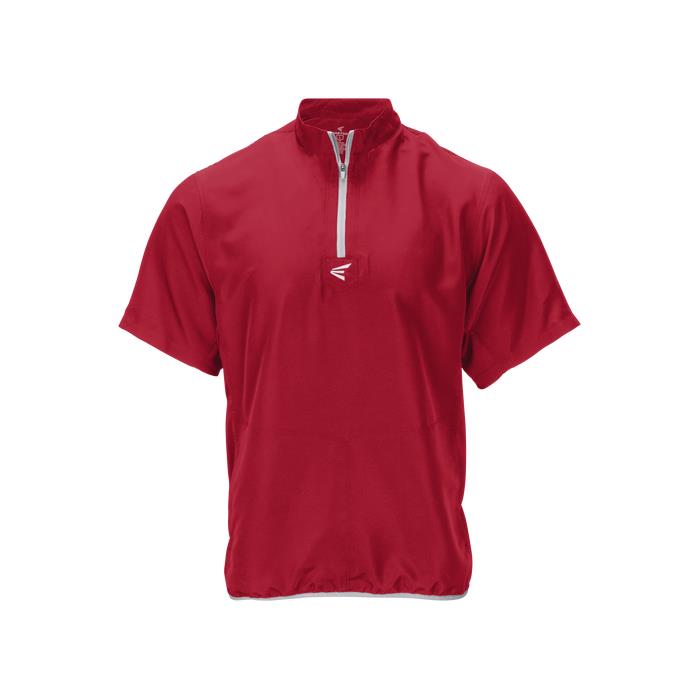 Easton Alpha Short Sleeve Cage Jacket 01516 Red/Silver