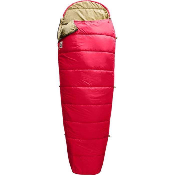 The North Face Eco Trail Sleeping Bag: 55F Synthetic Hike &amp; Camp 04488 Tnf Red/Hemp