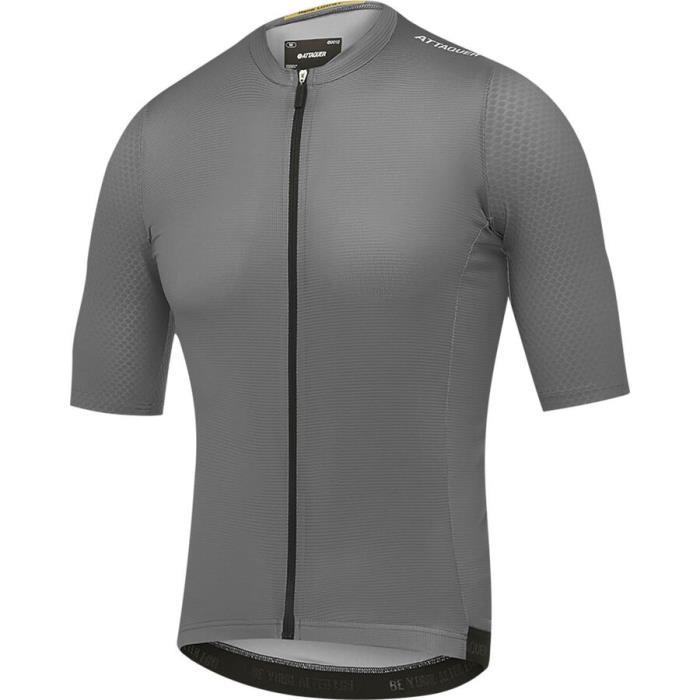 Attaquer Race Ultra Short Sleeve Jersey Men 02289 Grey