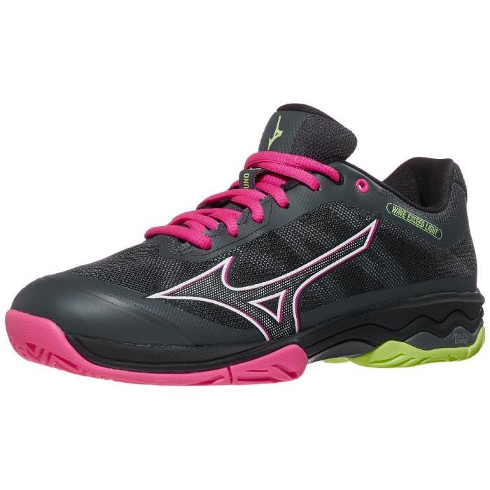 Mizuno Wave Exceed Light Ebony/Pink Glo Womens Shoes 00889