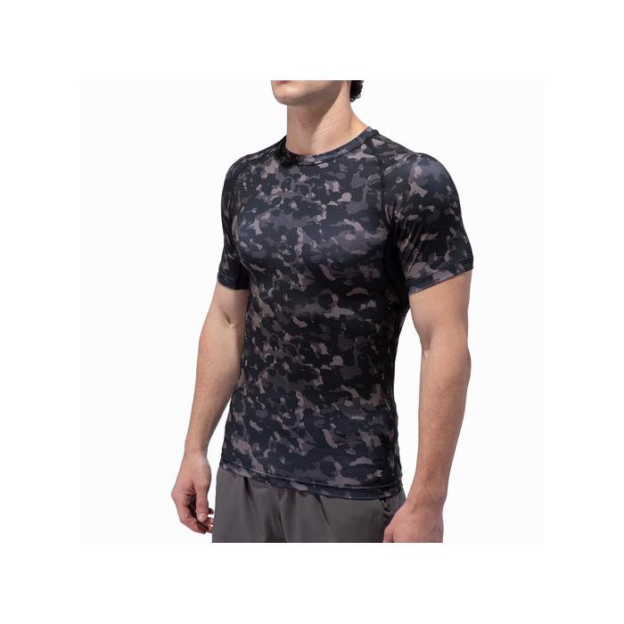 Eastbay Compression T Shirt 02422 Grey Water Camo