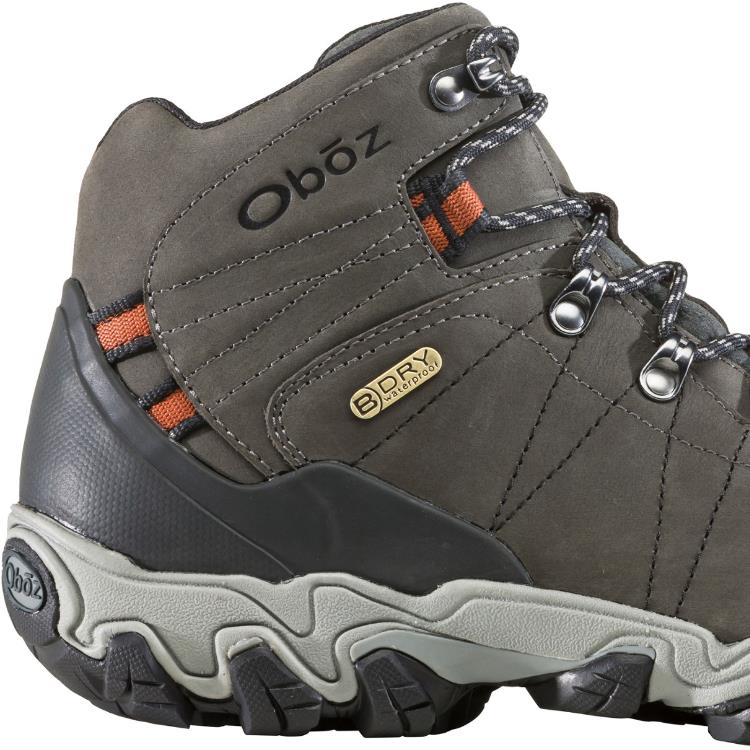 Oboz Bridger Mid Waterproof Hiking Boots Mens 01266 SUDAN