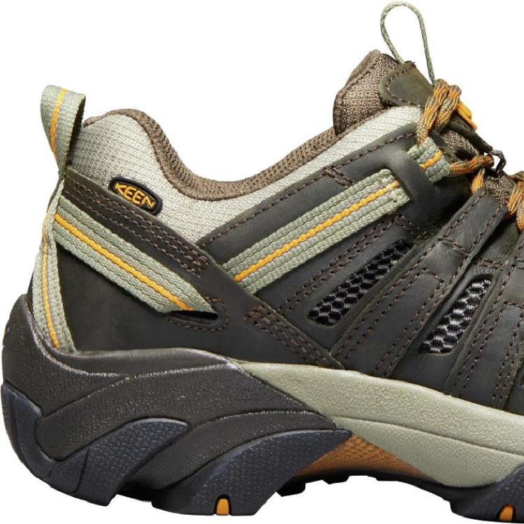 KEEN Voyageur Hiking Shoes Mens 01382 BL OLIVE/INCA GOLD