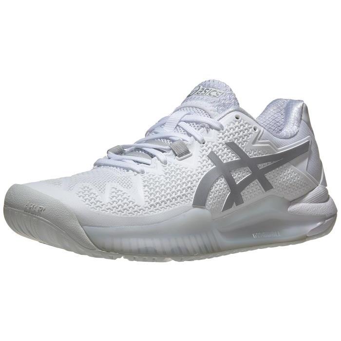 Asics Gel Resolution 8 White/Silver Womens Shoes 01012