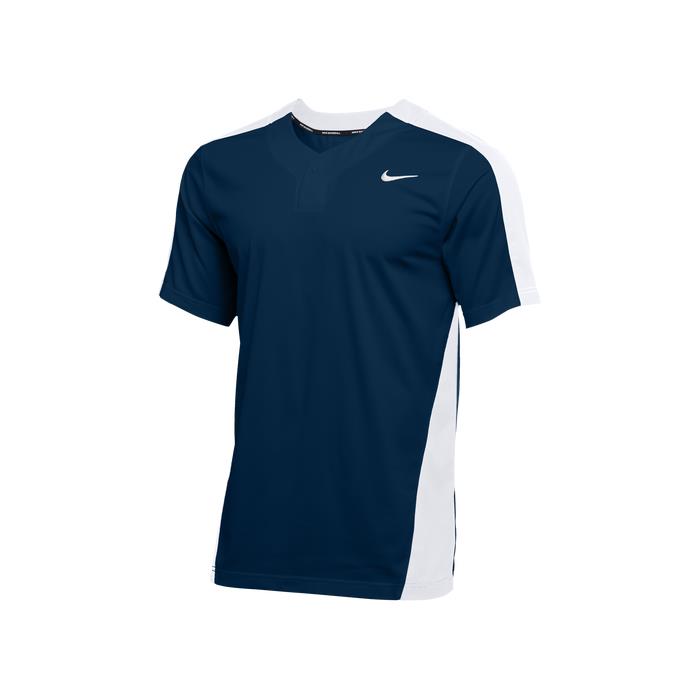 Nike Team Vapor Select 1 Button Jersey 01502 NAVY/WH/WH
