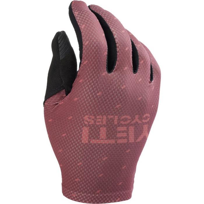 Yeti Cycles Enduro Gloves Women 03040 Deep Red Slant