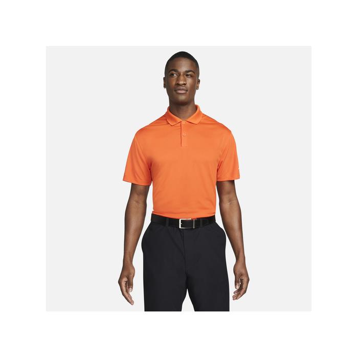 Nike Victory Solid OLC Golf Polo 01519 ORANGE/WH