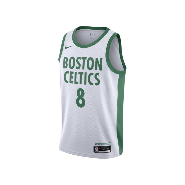 Nike Celtics NBA City Edition Swingman Jersey 01383 WH/GRN