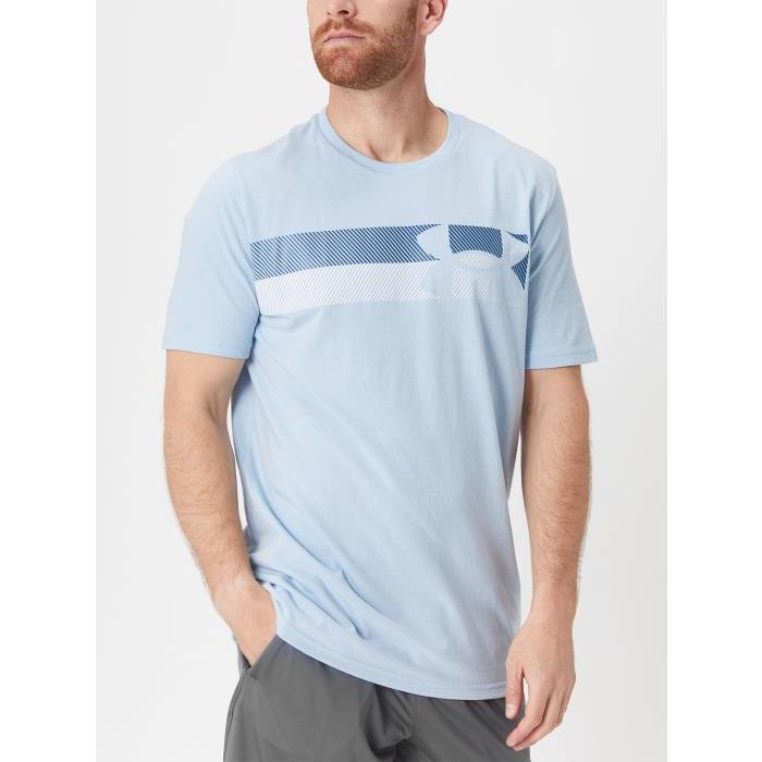 Under Armour Mens Spring Fast Chest Logo Top 00491 BL