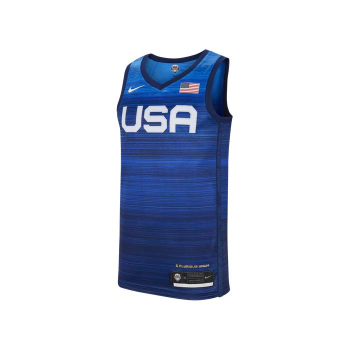 Nike Olympic Basketball Jersey 01477 OBSIDIAN/WH