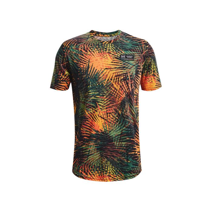 Under Armour Rival Sport Palm T Shirt 02086 GOLD/WH