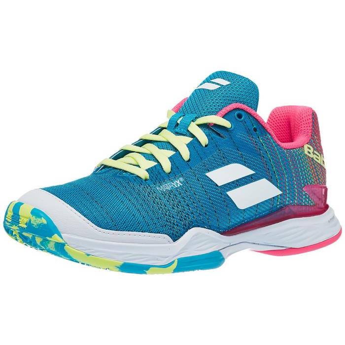 Babolat Jet Mach II Clay Blue/Pink Womens Shoes 01016