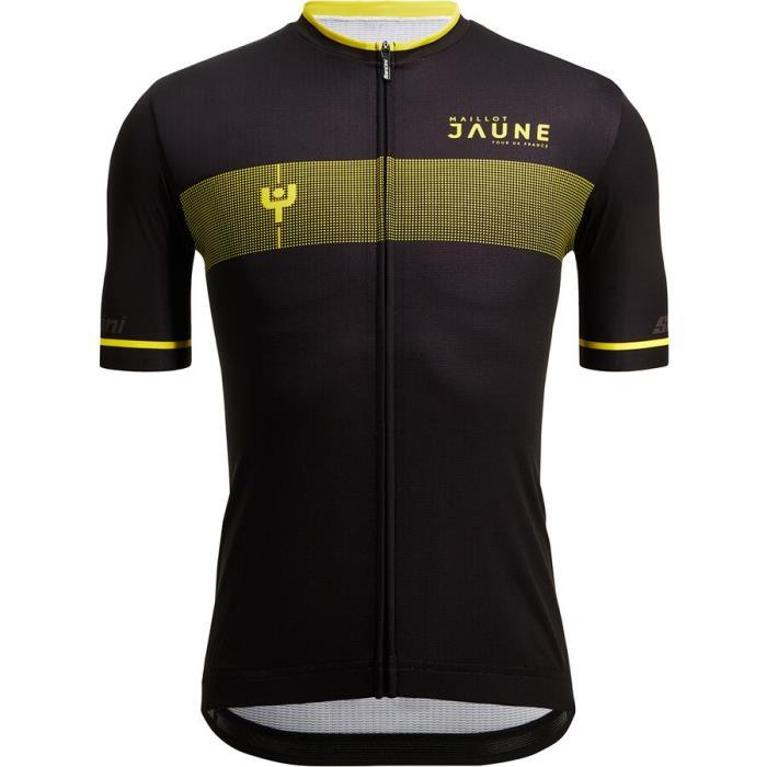 Santini Tour de France Official Ydots Short Sleeve Jersey Men 01846 Print