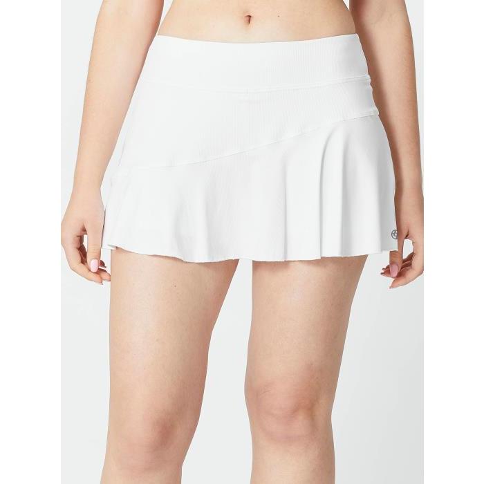 LIJA Womens Core Multi Panel Skirt White 01408