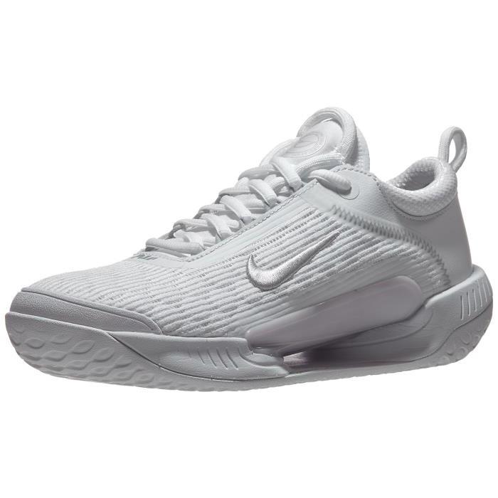 Nike Court Zoom NXT White/Metallic Silver Womens Shoe 00894