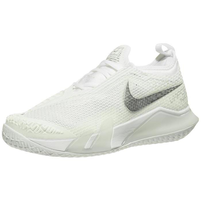 Nike React Vapor NXT White/Silver Womens Shoe 00974