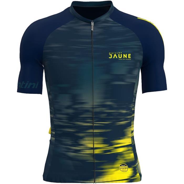 Santini Le Maillot Jaune Espirit Cycling Jersey Men 01821 Print