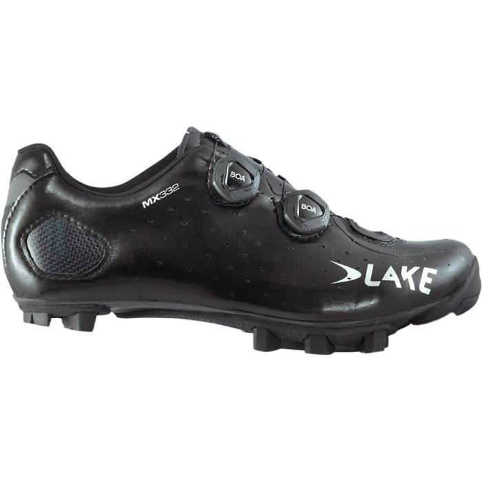 Lake MX332 Wide Clarino Mountain Bike Shoe Men 02793 BL/SILVER