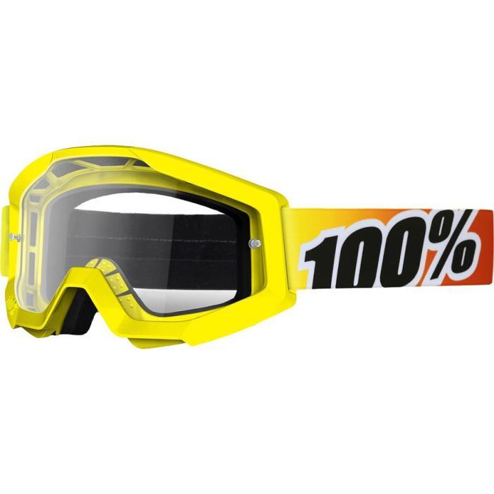 100% Strata Goggles Bike 04171 Sunny Days-Clear Lens