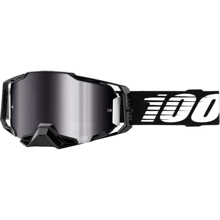 100% Armega Goggles Bike 03913 BL/MIRROR Silver Flash Lens