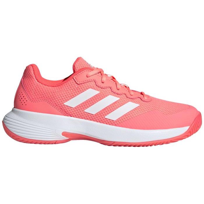 adidas GameCourt 2 Red/White/Turbo Womens Shoes 00875