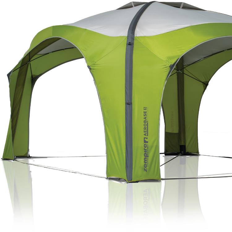 Zempire Aerobase 3 Shelter with 1 Wall 00551 SILVER/GRN