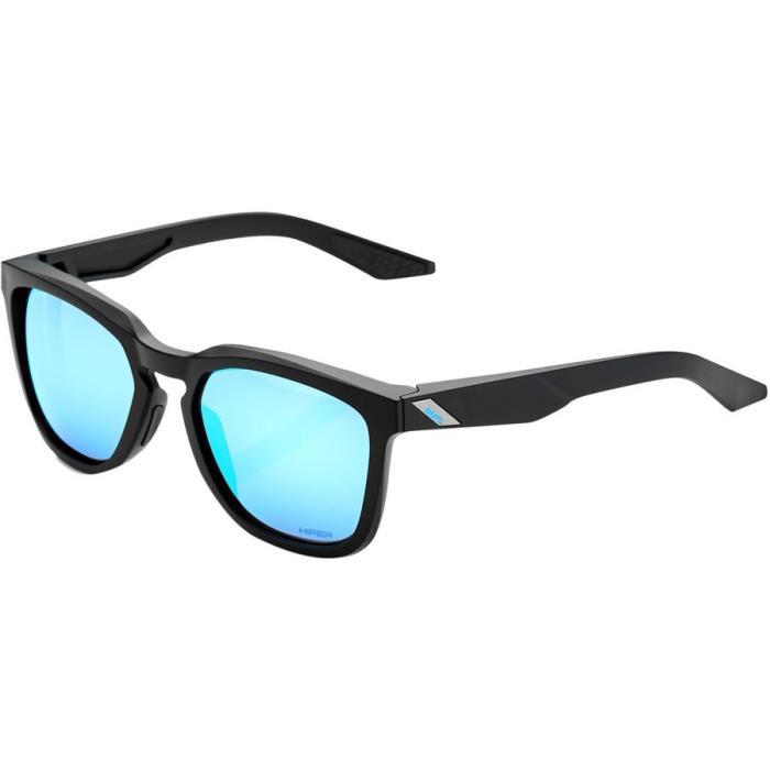 100% Hudson Sunglasses Accessories 03915 Matte BL-HIPER Iceberg Blue Mirror Lens